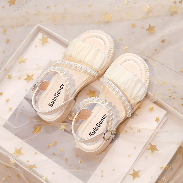 Sandale za djevojčice sa ukrasnim perlicama