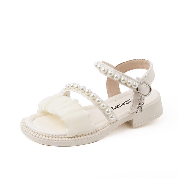 Sandale za djevojčice sa ukrasnim perlicama