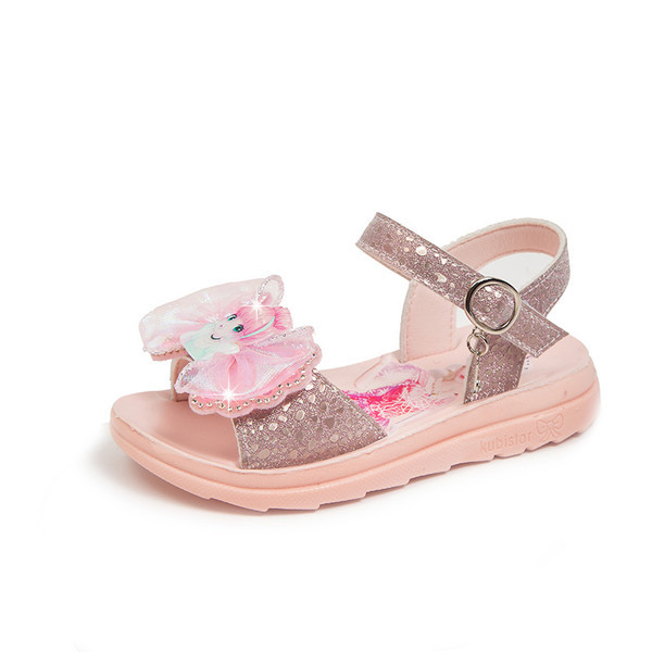 Dječje sandale za djevojčice - s trakom i princeza ukrasom