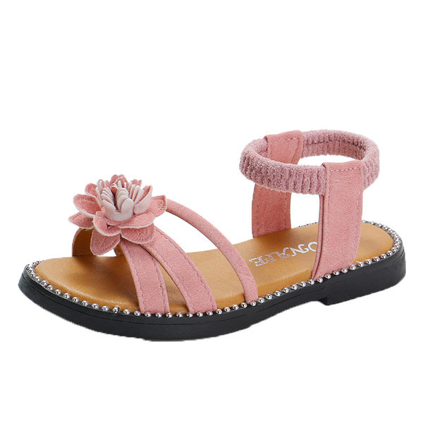 Dječje eko antilop sandale sa cvijetom