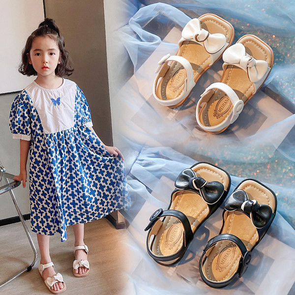 Dječje sandale od eko kože sa trakom i kopčom