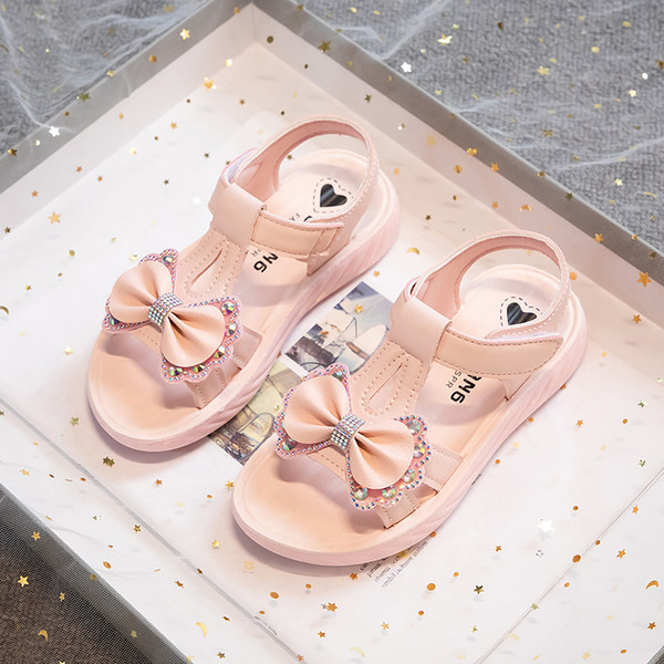 Sandale za djevojčice - s trakom i kopčanjem na čičak