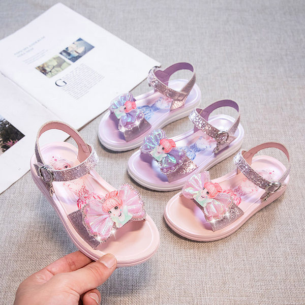 Dječje sandale s kristalima