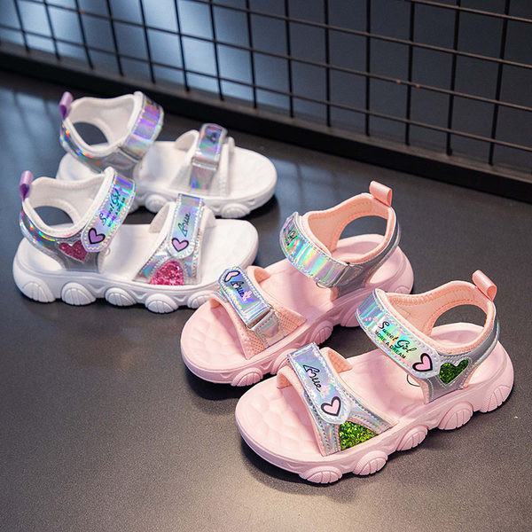 Детски сандали за момиче с мека подметка