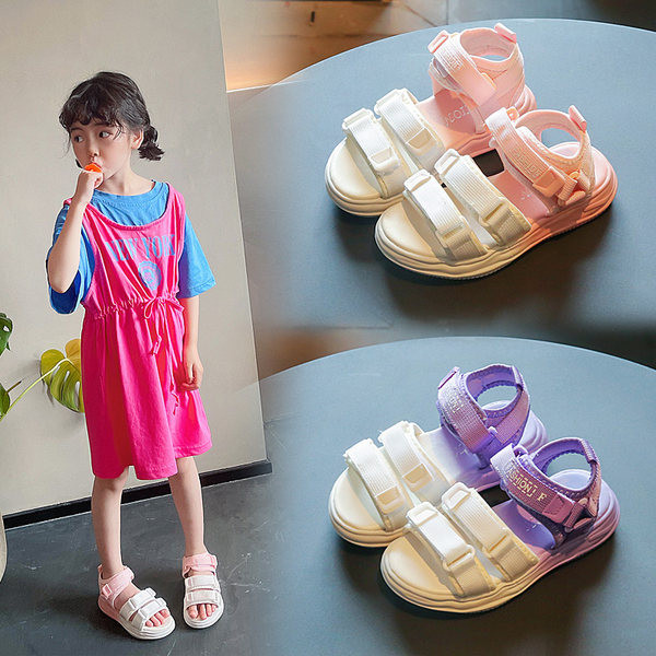 Сандали за момичета - с мека подметка