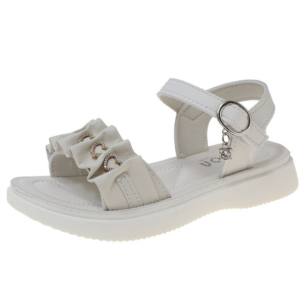 Сандали за момичета с декорация сърца