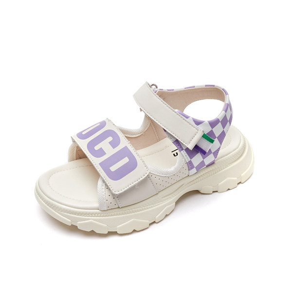 Модерни сандали за момиче с груба подметка