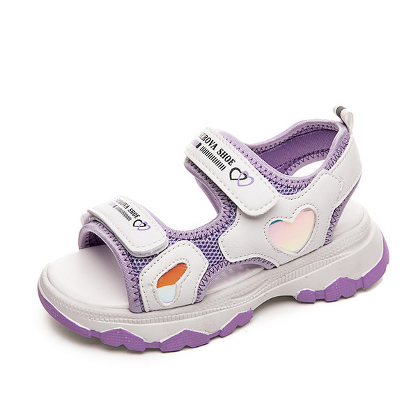 Спортни сандали с велкро лепенки за момичета 