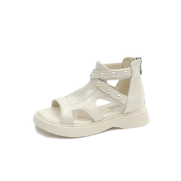 Детски сандали за момичета - с мрежа