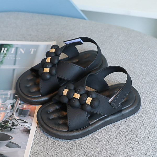 Детски сандали с 3D елемент за момичета