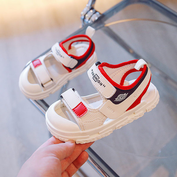 Летни спортни сандали с велкро закопчаване за момичета