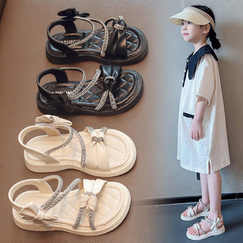 Детски сандали за момичета - в два цвята с мека подметка
