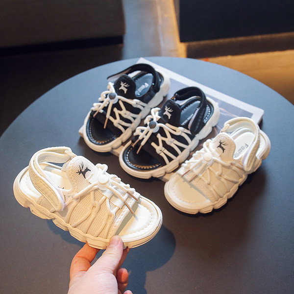 Спортни сандали с връзки и велкро лепенка