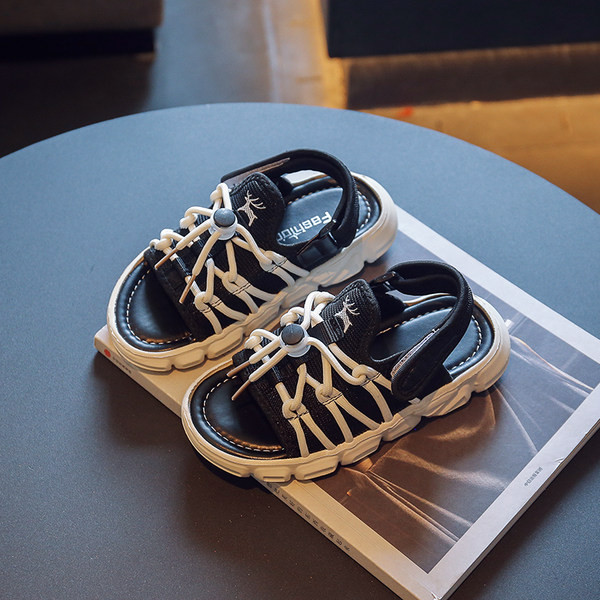 Спортни сандали с връзки и велкро лепенка