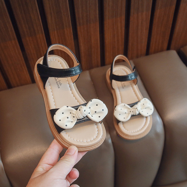 Детски сандали с панделка -за момичета