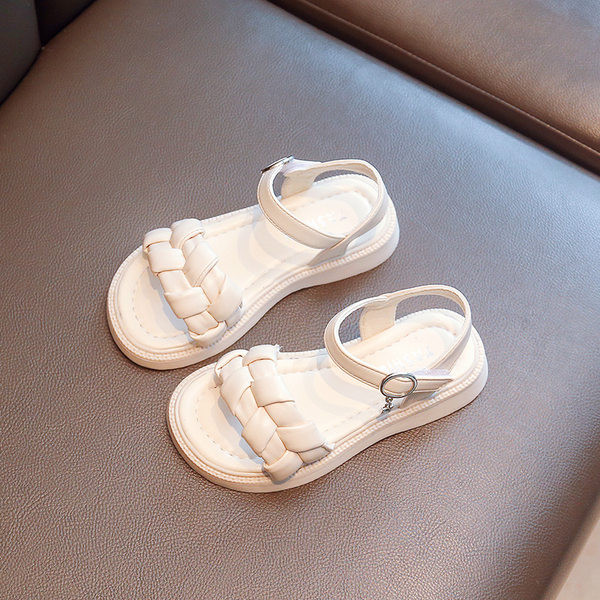 Детски сандали за момичета - с мека подметка и велкро закопчаване