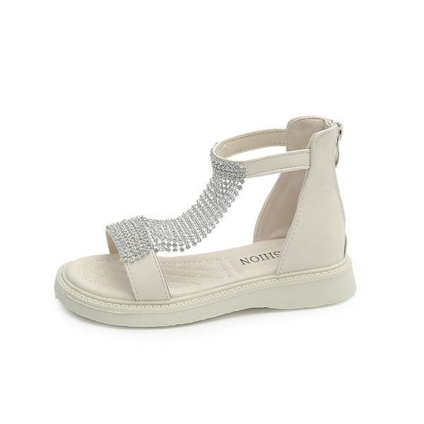  Сандали за момичета с камъни