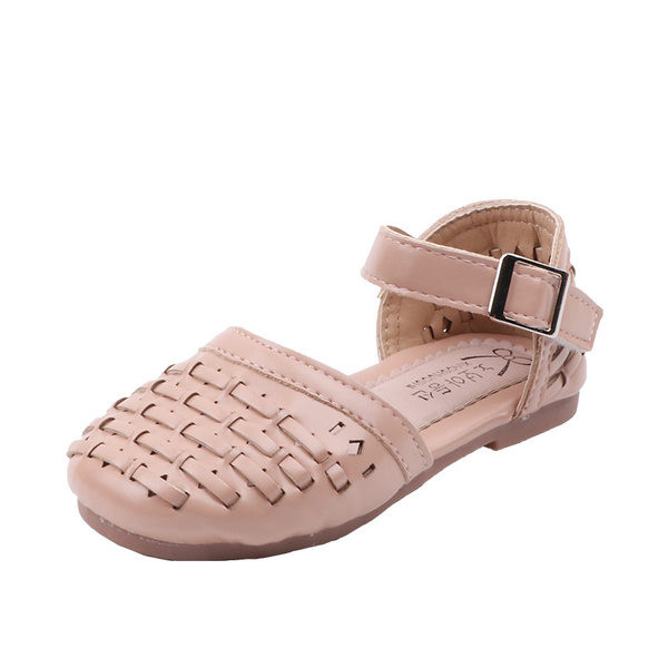 Сандали за момичета от еко кожа със закрити пръсти