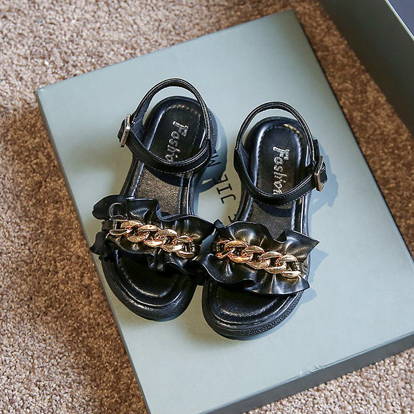 Сандали за момичета - с отворени пръсти и мека подметка