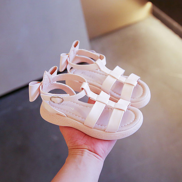 Сандали за момичета - с панделка