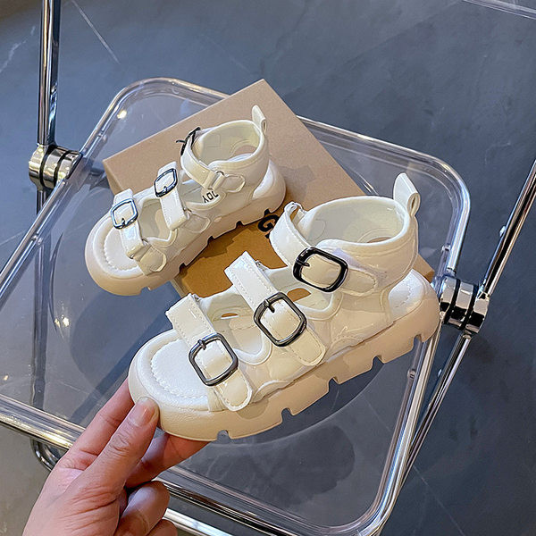 Сандали за момичета - в два цвята с мека подметка