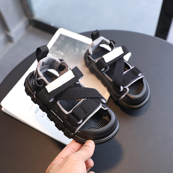 Детски сандали за момичета - спортни с велкро закопчаване