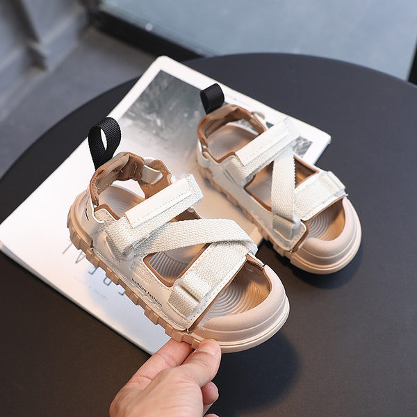 Детски сандали за момичета - спортни с велкро закопчаване