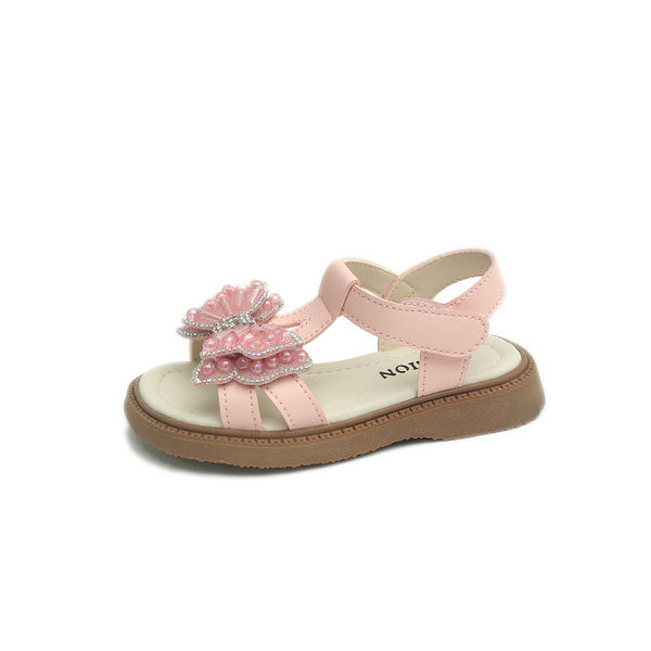 Детски сандали за момиче - с пеперуда