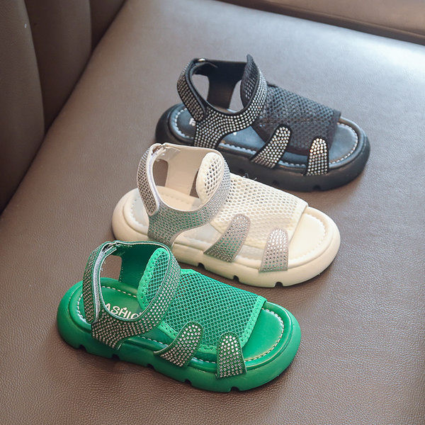 Сандали за момичета - с мрежа