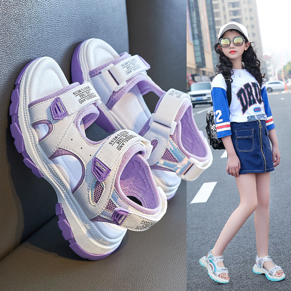 Детски сандали - с мека подметка и велкро закопчаване