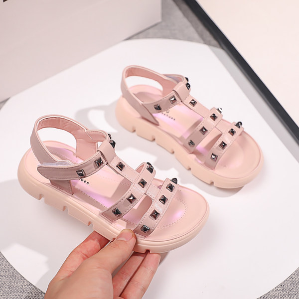 Сандали за момичета - с мека подметка в два цвята