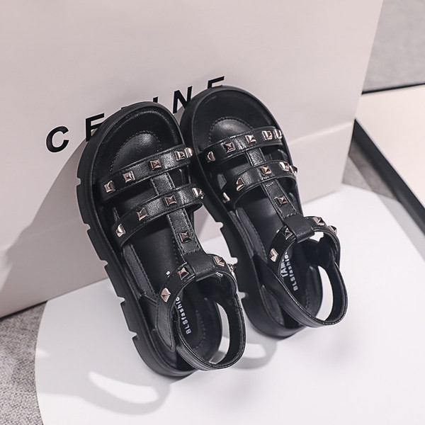 Сандали за момичета - с мека подметка в два цвята