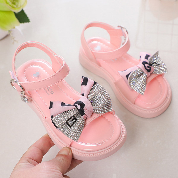 Детски сандали - с панделка