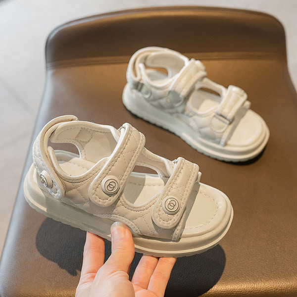 Детски сандали за момичета  - с велкро закопчаване