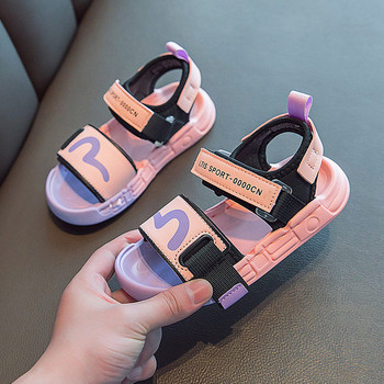 Детски сандали за момичета - велкро закопчаване