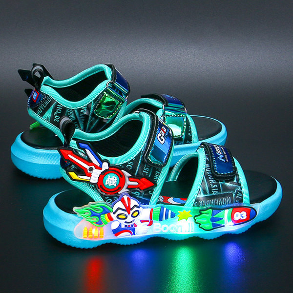 Szandál fiúknak - világító