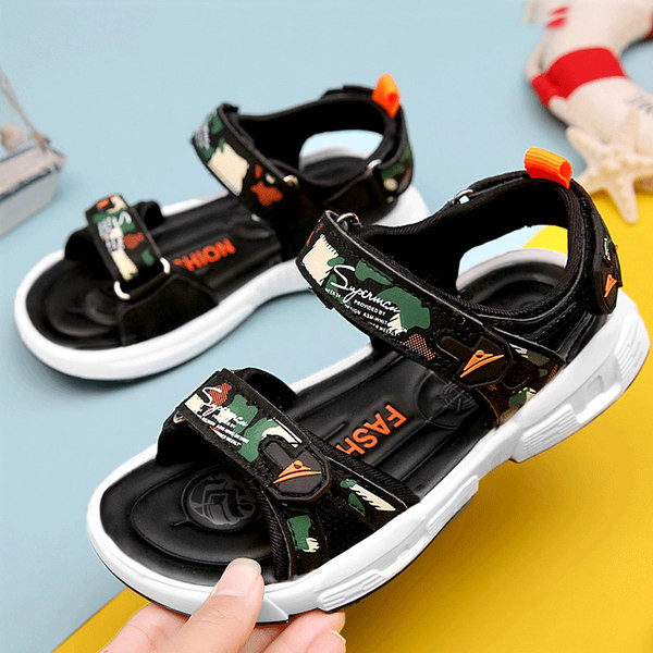 Gyermek szandál fiúknak - terepszínű