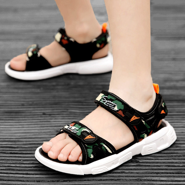 Gyermek szandál fiúknak - terepszínű