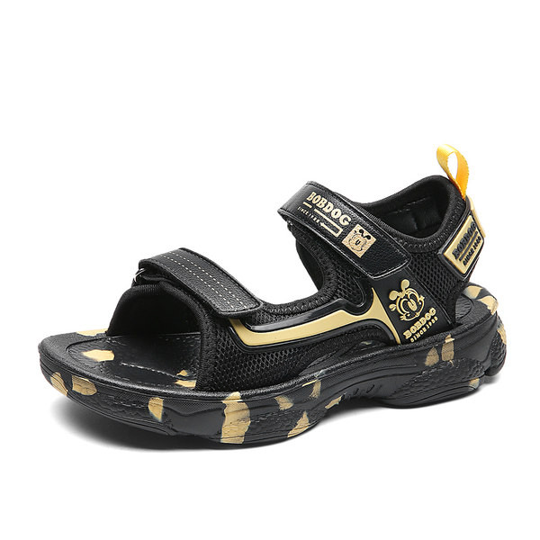 Szandál fiúknak felirattal