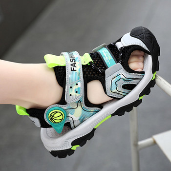 Детски сандали за момчета - с мрежа и мека подметка