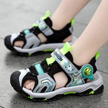 Детски сандали за момчета - с мрежа и мека подметка