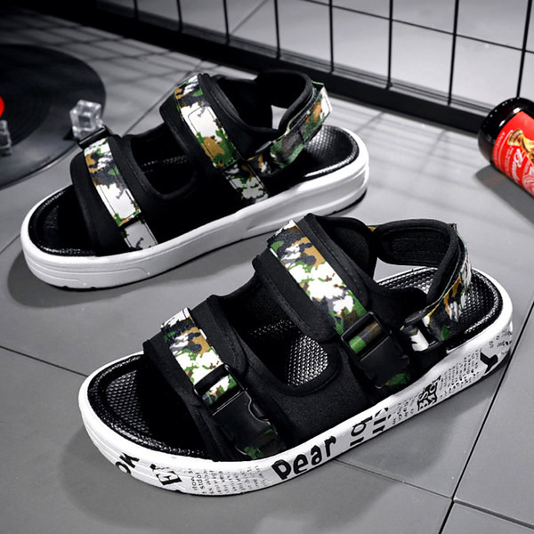 Textil szandál fiúknak műanyag kapcsokkal