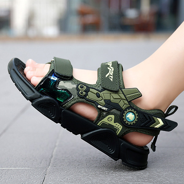 Zöld gyerekszandál fiúknak