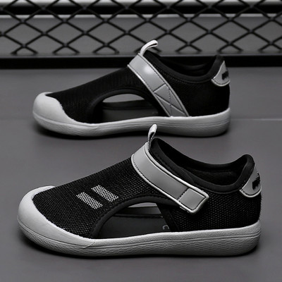 Летни сандали от мрежеста материя и закрити пръсти