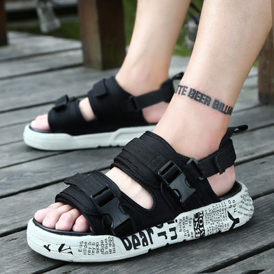 Gyerekszandál fiúknak - dupla rögzítéssel és puha talppal