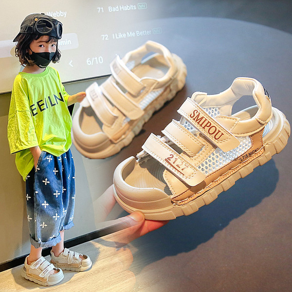 Gyerekszandál fiúknak - puha talppal