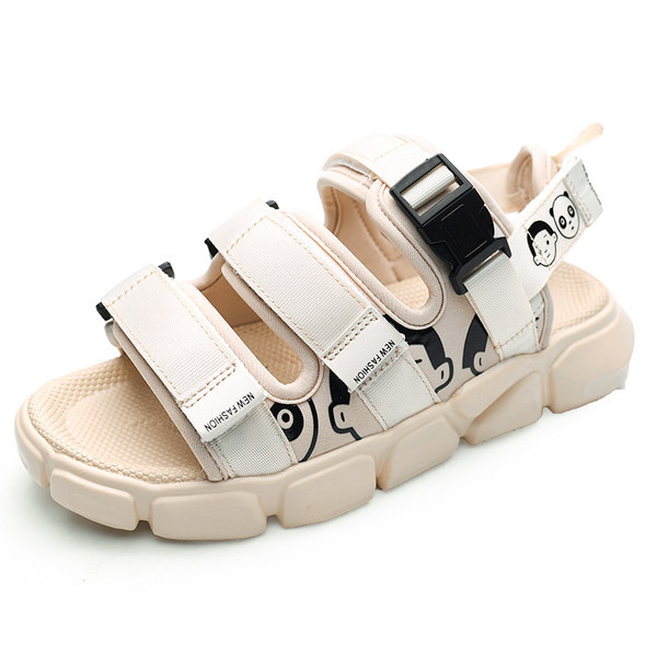 Textil szandál durva talppal