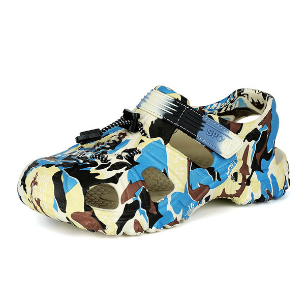 Virágmintás gumiszandál