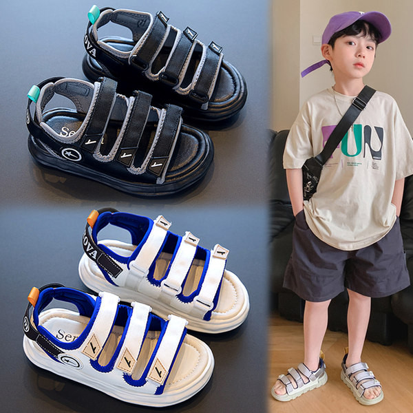 Сандали за момчета с велкро лепенки