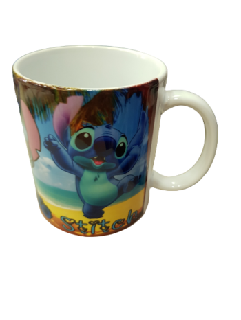 Чаша за чай Lilo & Stitch, Стич и Лило, Керамична, Многоцветна
